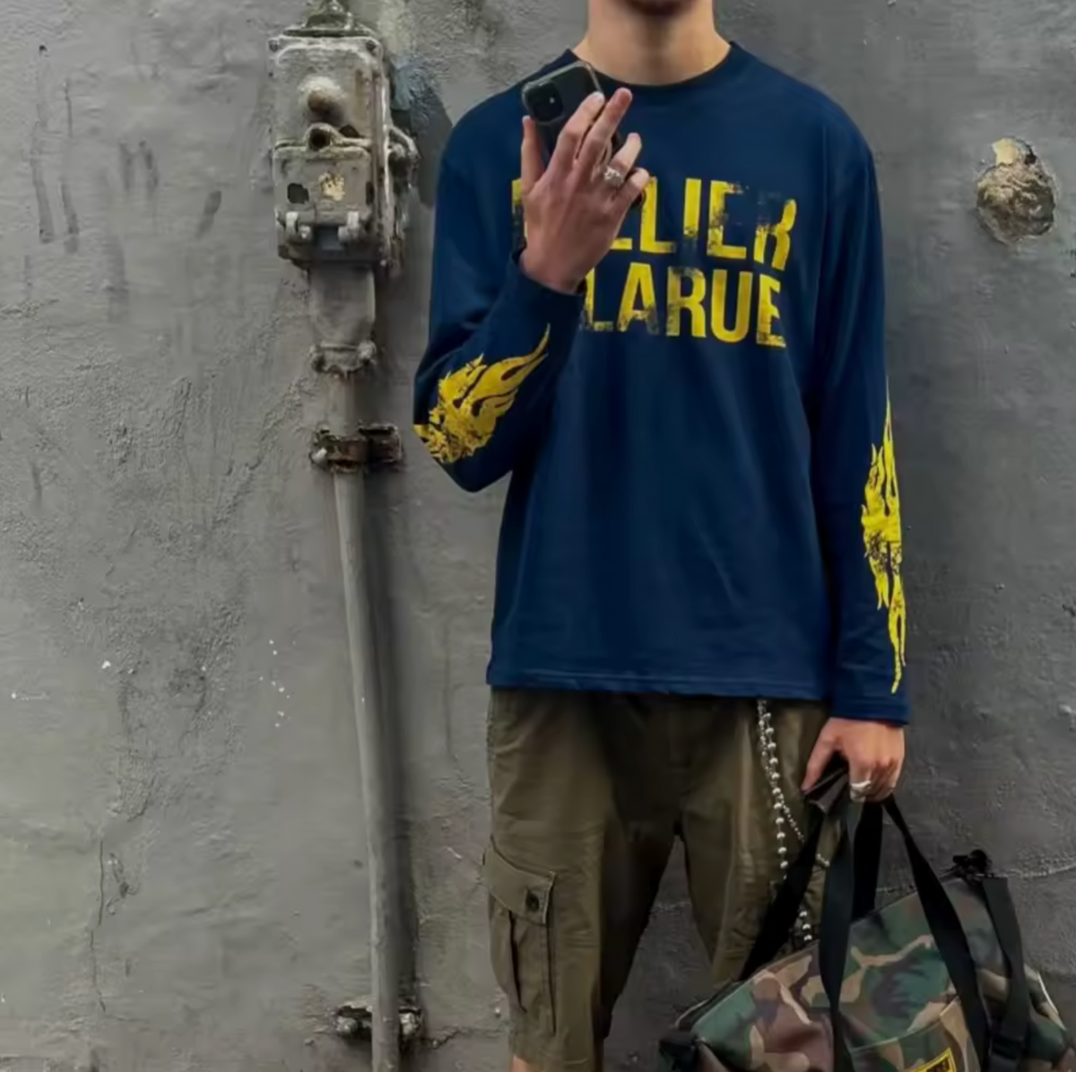 RueNoir® T-shirt Manches Longues Atelier
