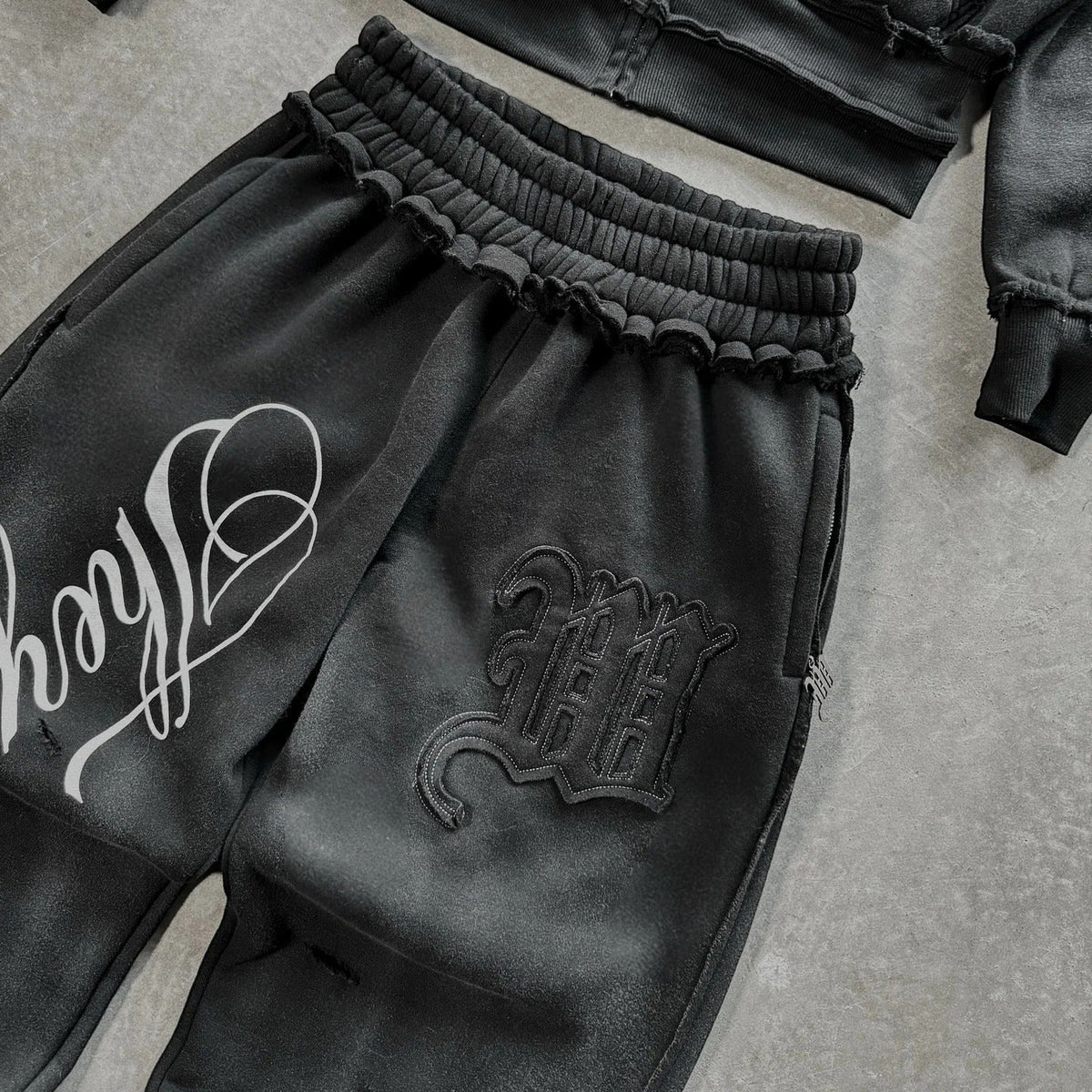 RueNoir® Pantalon de Jogging Burnout