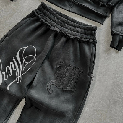 RueNoir® Pantalon de Jogging Burnout