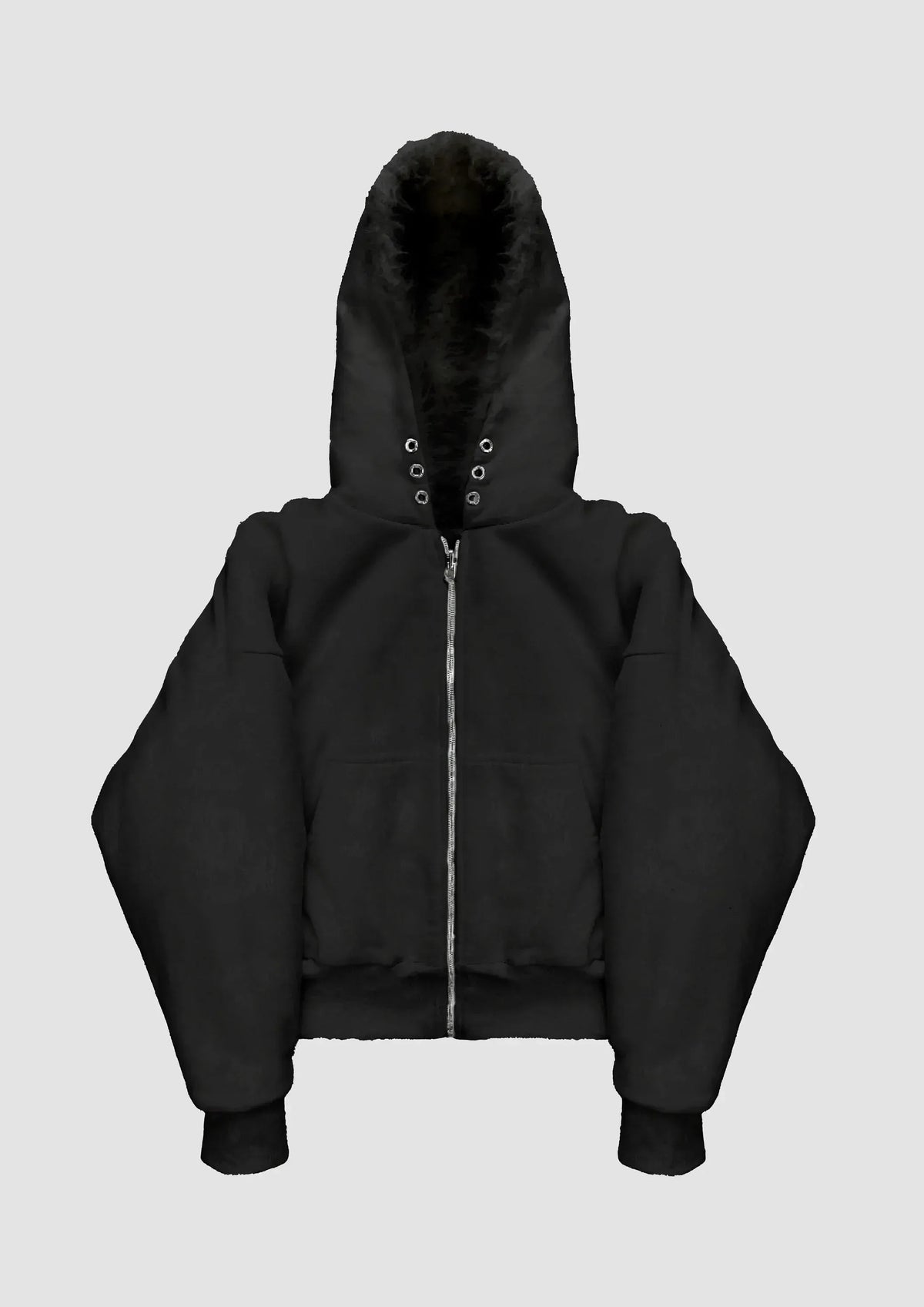 RueNoir® Yeti Zip-Hoodie