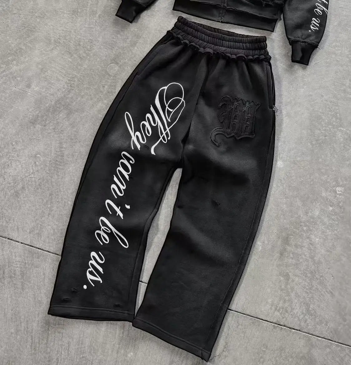 RueNoir® Pantalon de Jogging Burnout