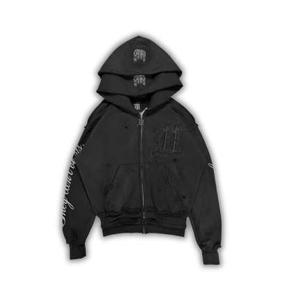 RueNoir® Sweat à Capuche Burnout