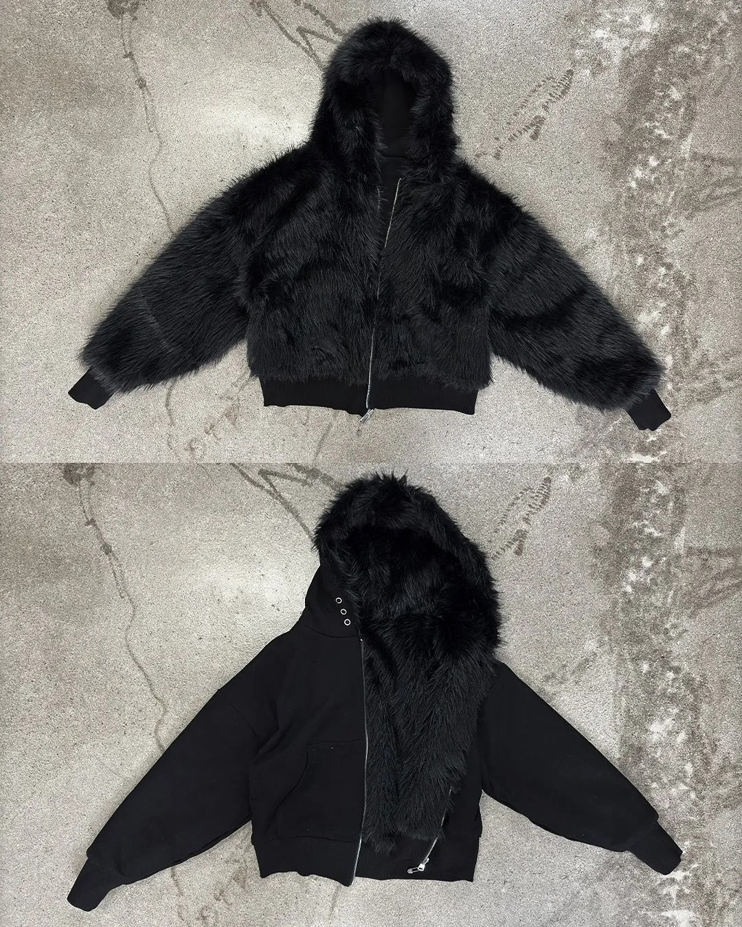 RueNoir® Yeti Zip-Hoodie